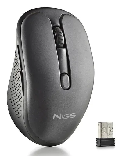 Ratón NGS Evo Spook inalámbrico 1600 DPI recargable silencioso