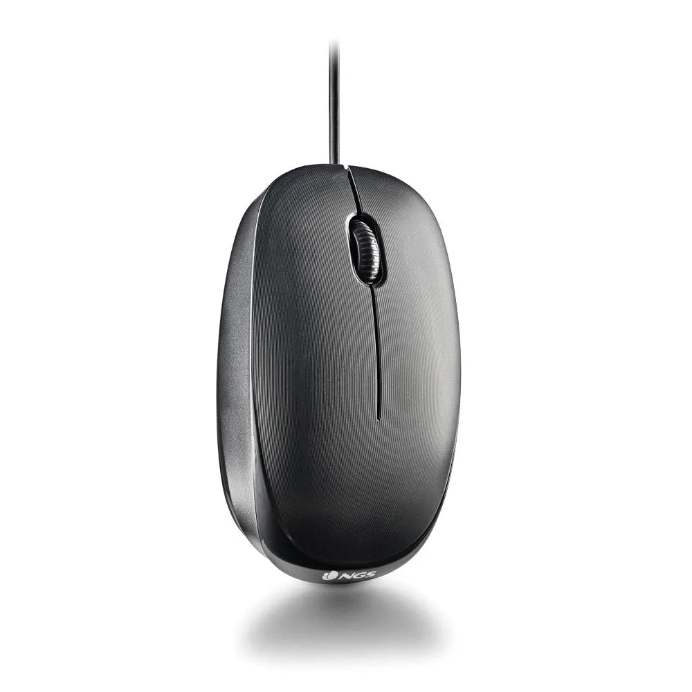 NGS Kabelgebundene Maus 100 DPI USB-C Beidhändig Plug and Play