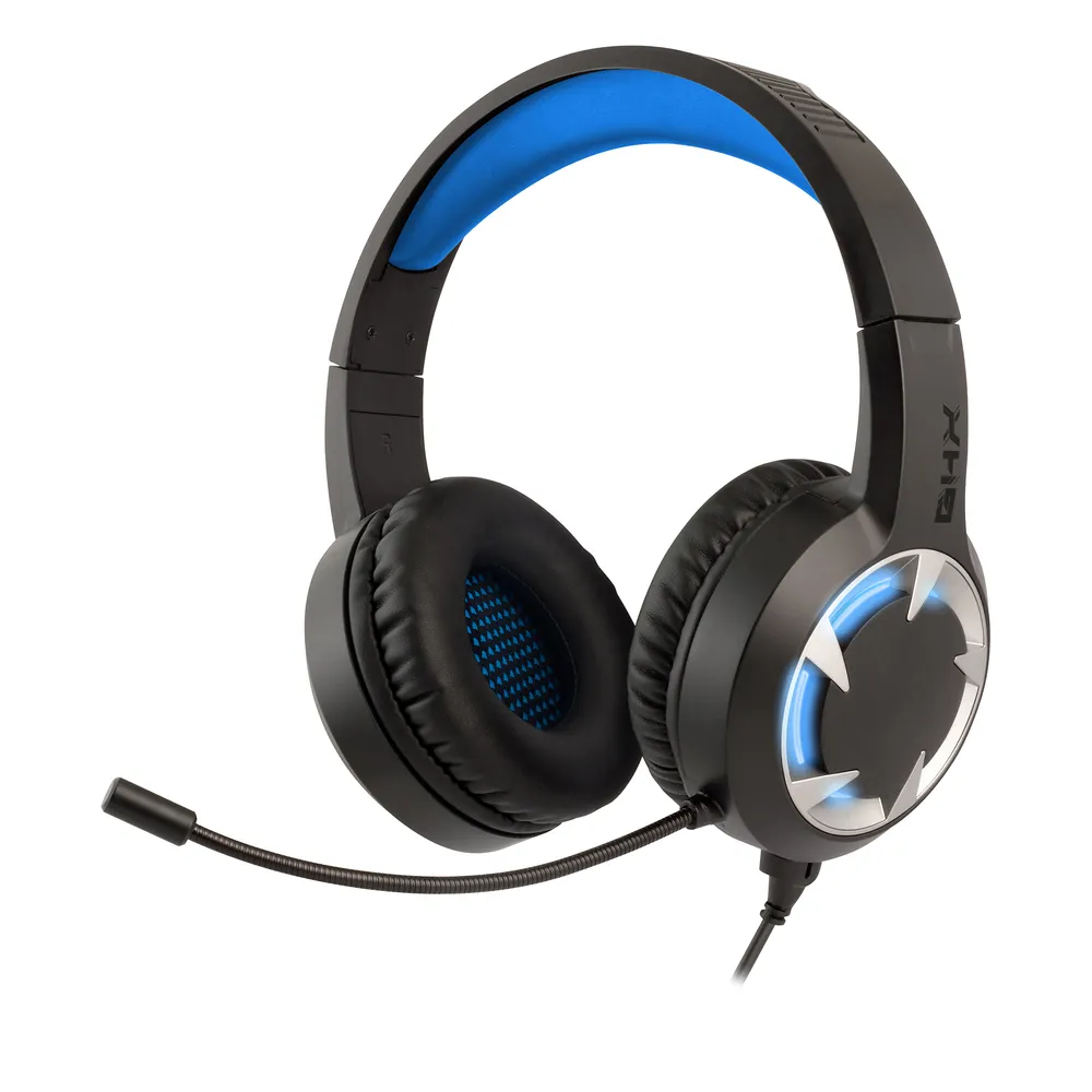 NGS GHX-510 Gaming-Headset, Schwarz/Blau