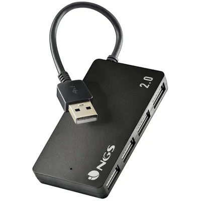 NGS IHUB4 TINY Hub 4x USB 2.0 Schwarz