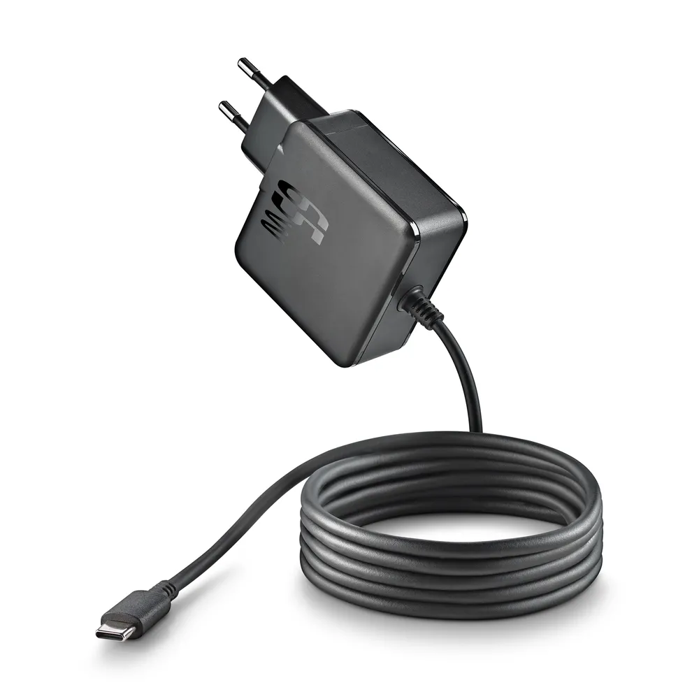 Ladegerät NGS GAN65W-C USB-C 65W GaN PD 3.0 Schwarz