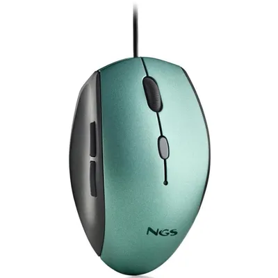 NGS Moth Ice Mouse mit USB-C-Adapter 1600 DCPI Blau