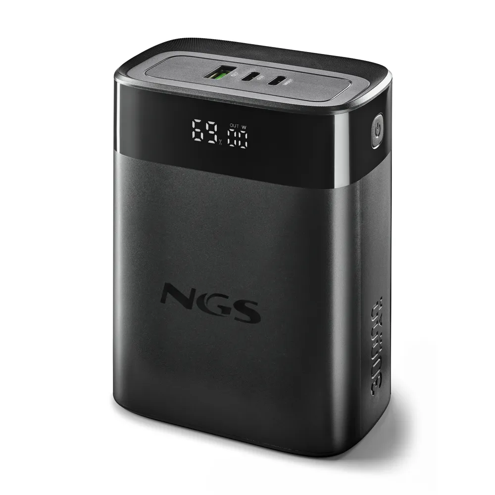 NGS TWIX 30 30000 mAh 140 W PD 3.1 PPS QC 3.0 LED Schwarz Tragbarer Akku