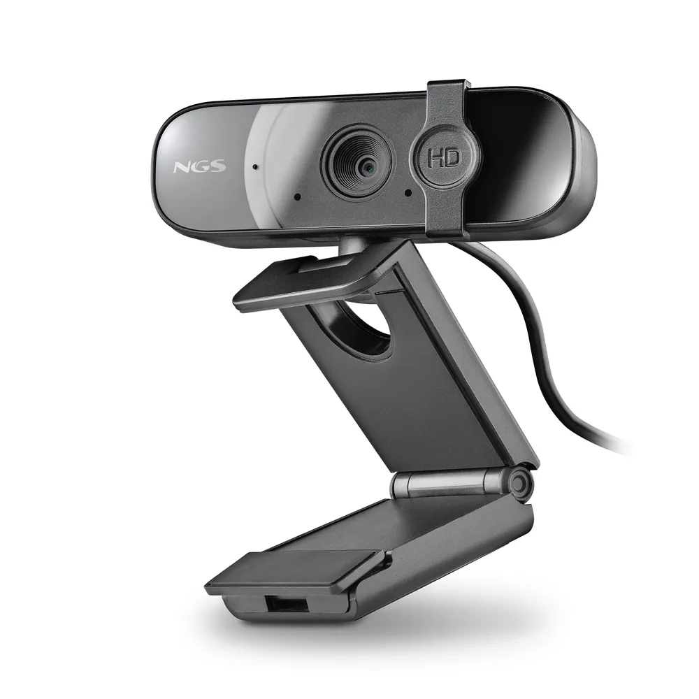 NGS XPRESSCAM 1080HD Webcam für PC FullHD 1080p USB 2.0 mit eingebautem Mikrofon