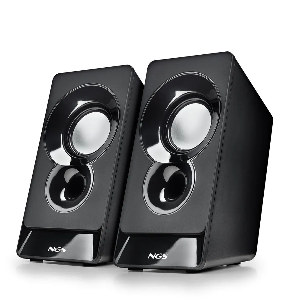 Lautsprecher NGS SB 210 Kabelgebunden 12W mit USB und 3,5 mm Anschluss Schwarz