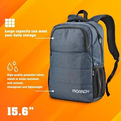 NGS Sacks Charter Rucksack für Laptops bis 15,6 Zoll, blau
