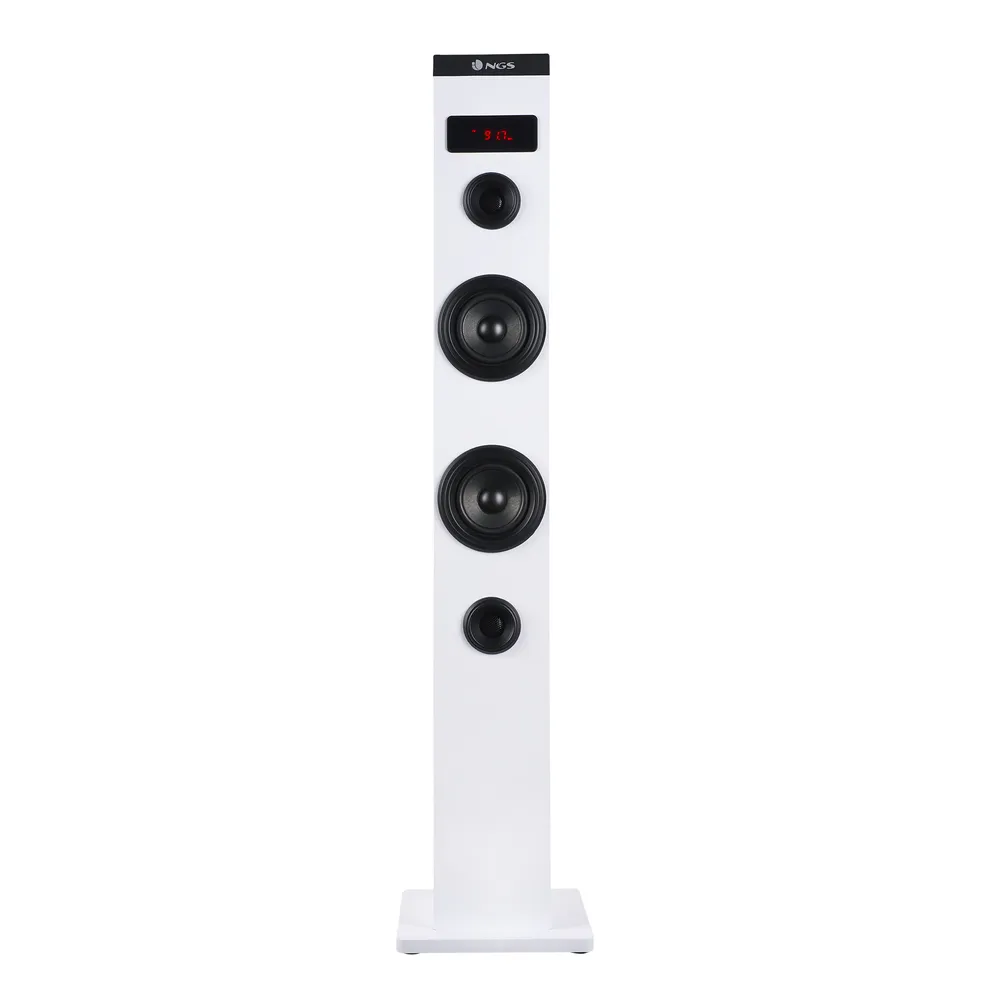 NGS Sky Charm Bluetooth-Soundturm 50W Weiß