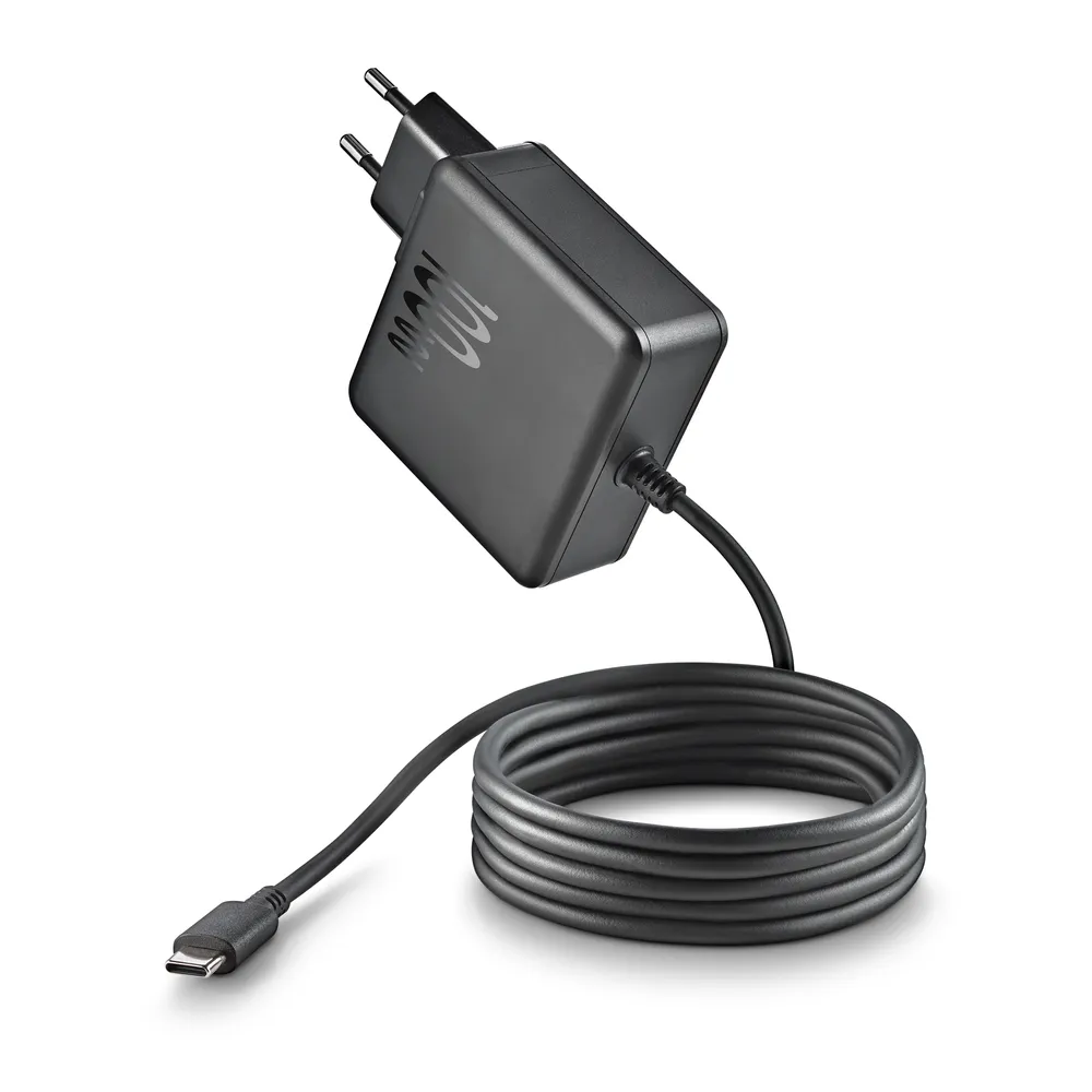 Wandladegerät NGS GAN100W-C USB-C 100W GaN PD 3.0 Schwarz