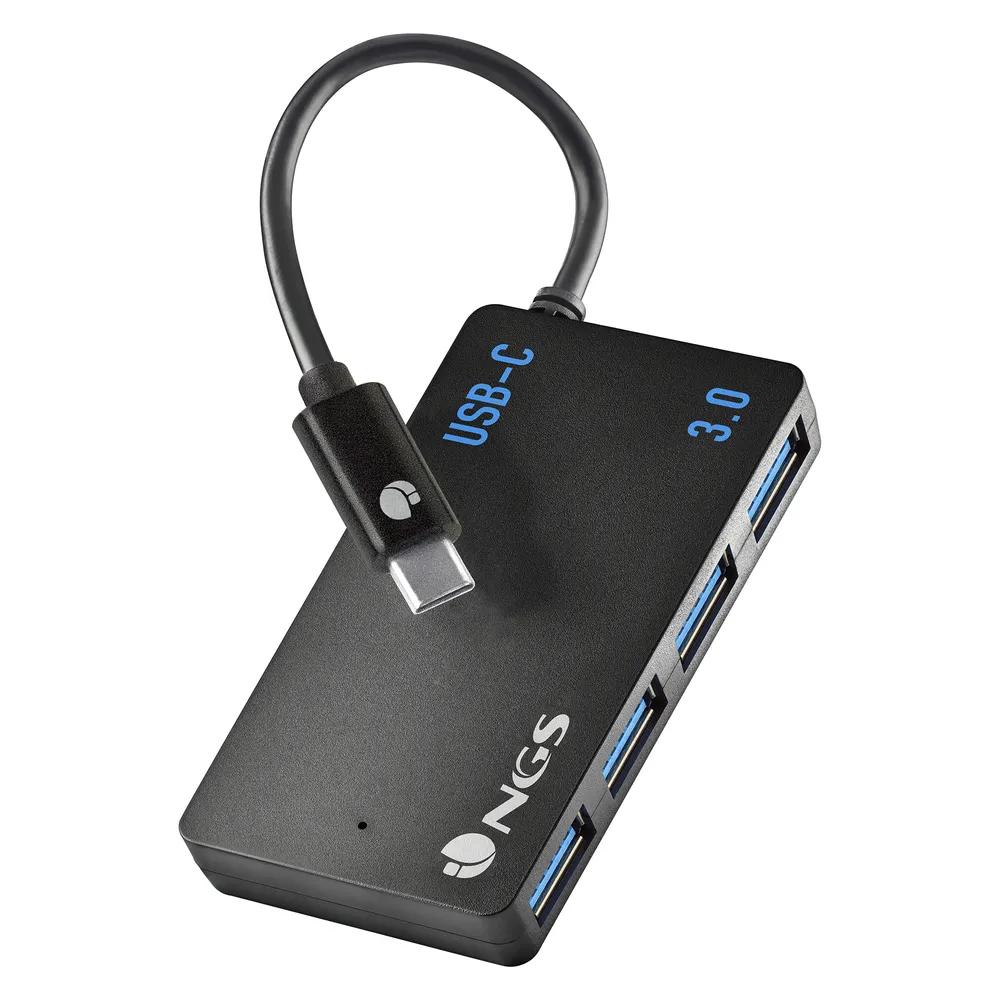NGS WONDER IHUB4 USB 3.2 Gen 1 (3.1 Gen 1) Type-A 480 Mbit/s Schwarz