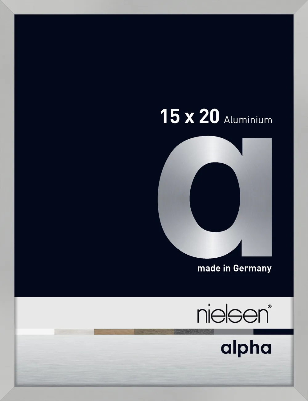 Nielsen Alu 1617004 Alpha silber matt 15x20cm