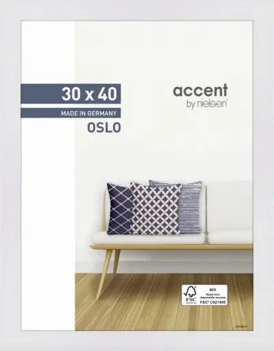 Nielsen Holzrahmen 299270 Oslo 30x40cm weiß