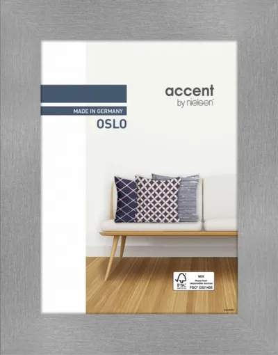 Nielsen Holzrahmen 299276 Oslo 18x24cm silber