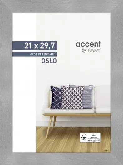 Nielsen Holzrahmen 299277 Oslo 21x29,7cm silber