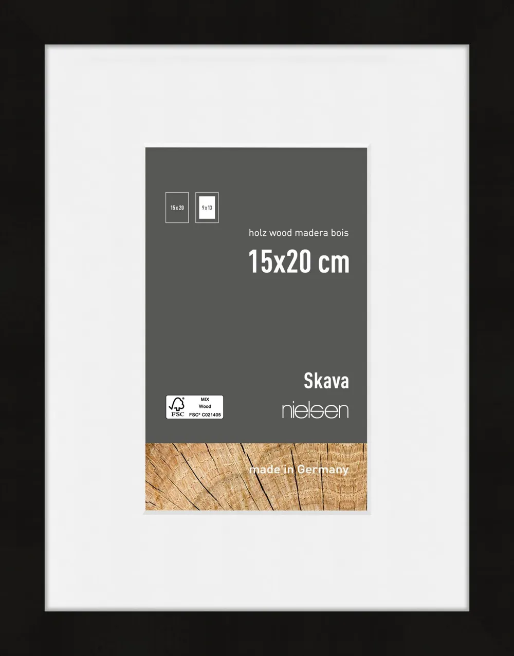 Nielsen Skava 6317100 15x20cm schwarz