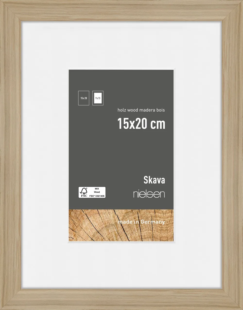 Nielsen Skava 6317102 15x20cm Eiche