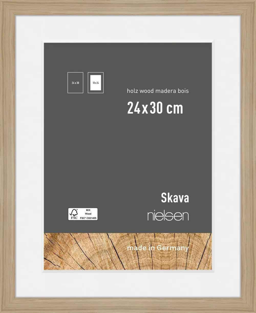 Nielsen Skava 6322102 24x30cm Eiche