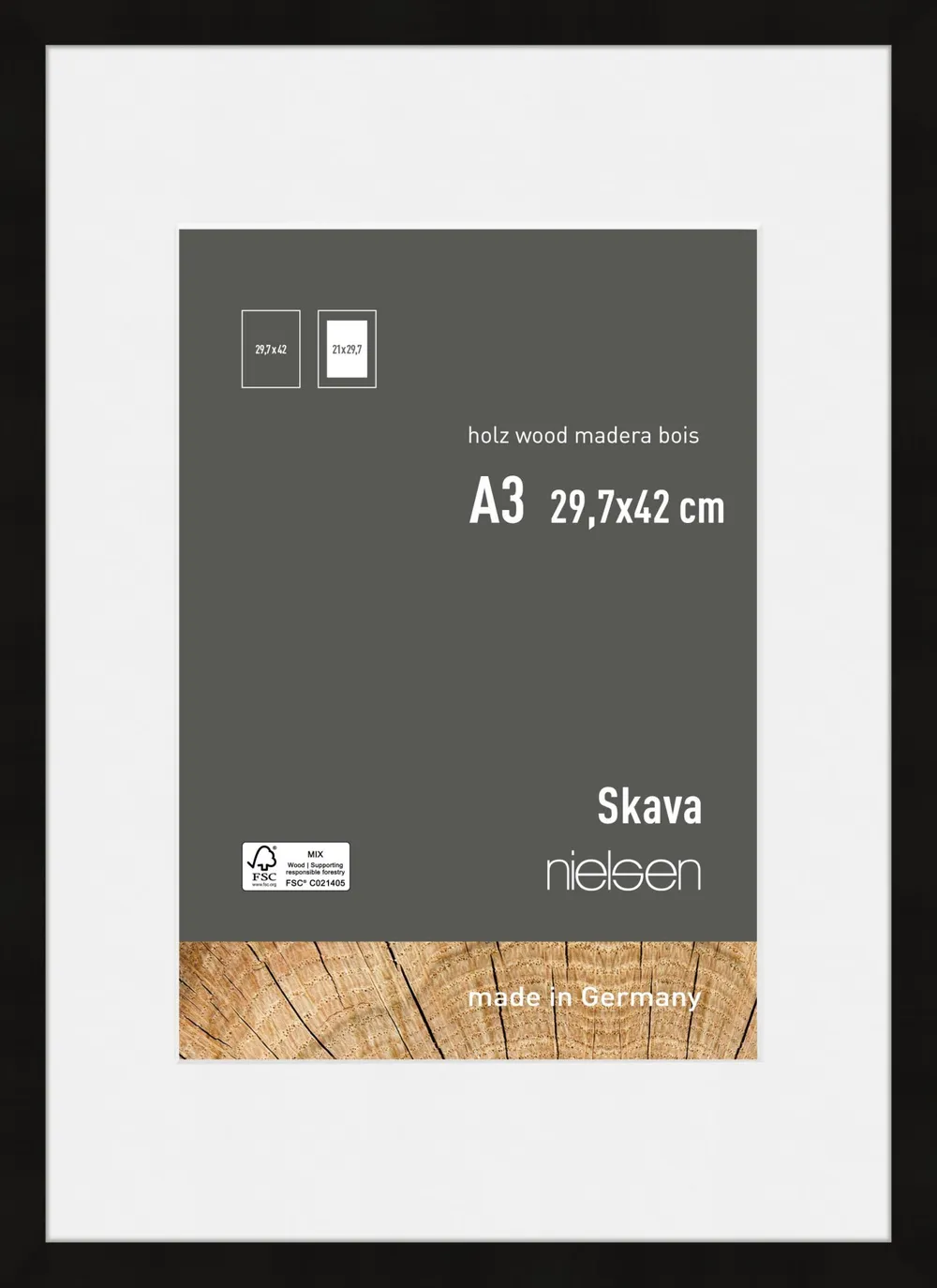 Nielsen Skava 6324100 29,7x42cm schwarz