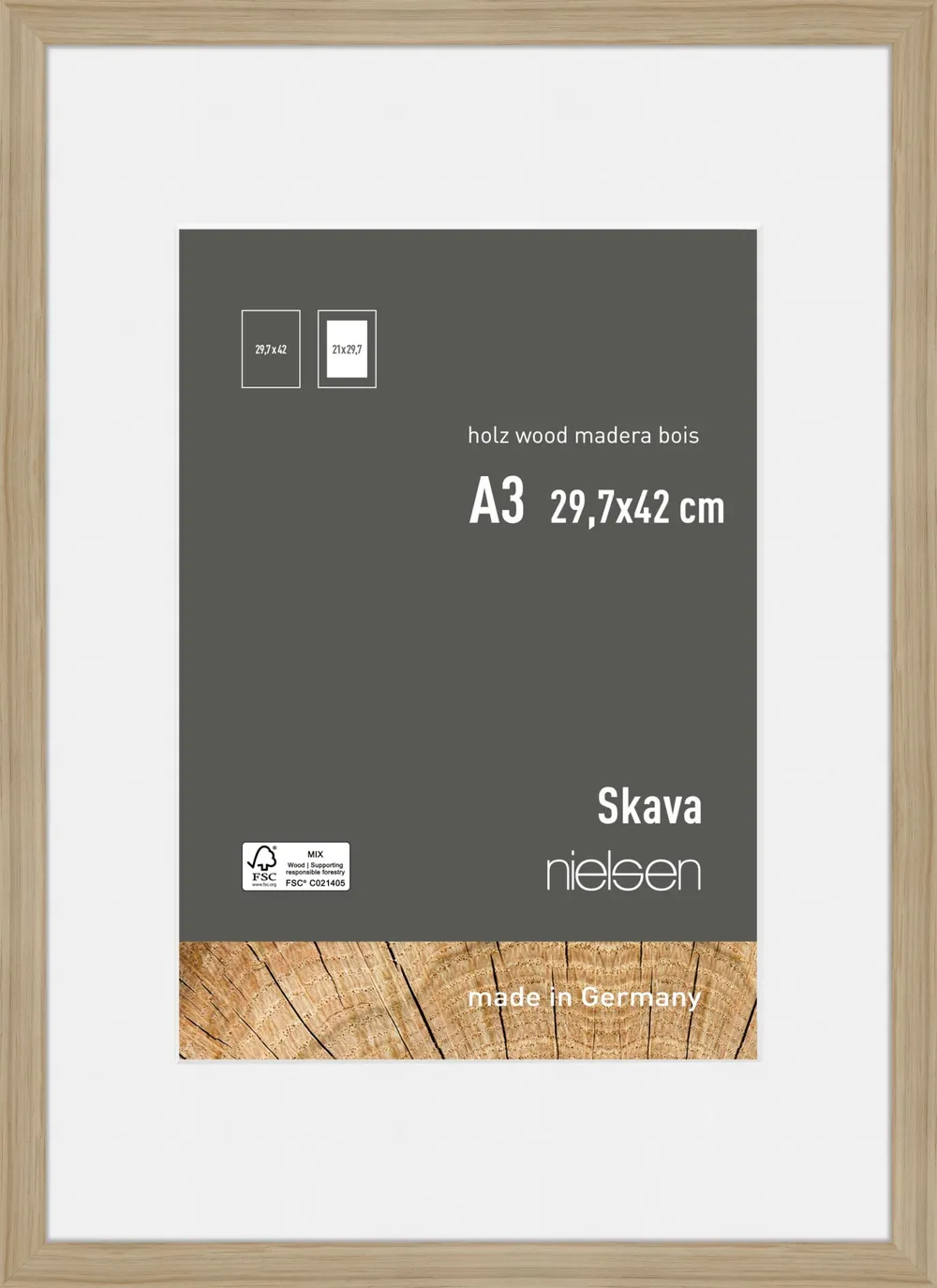 Nielsen Skava 6324102 29,7x42cm Eiche