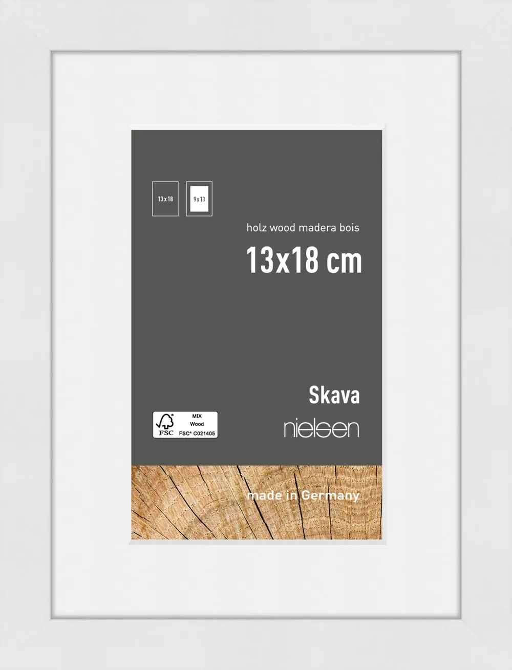 Nielsen Skava 6332101 13x18cm weiß