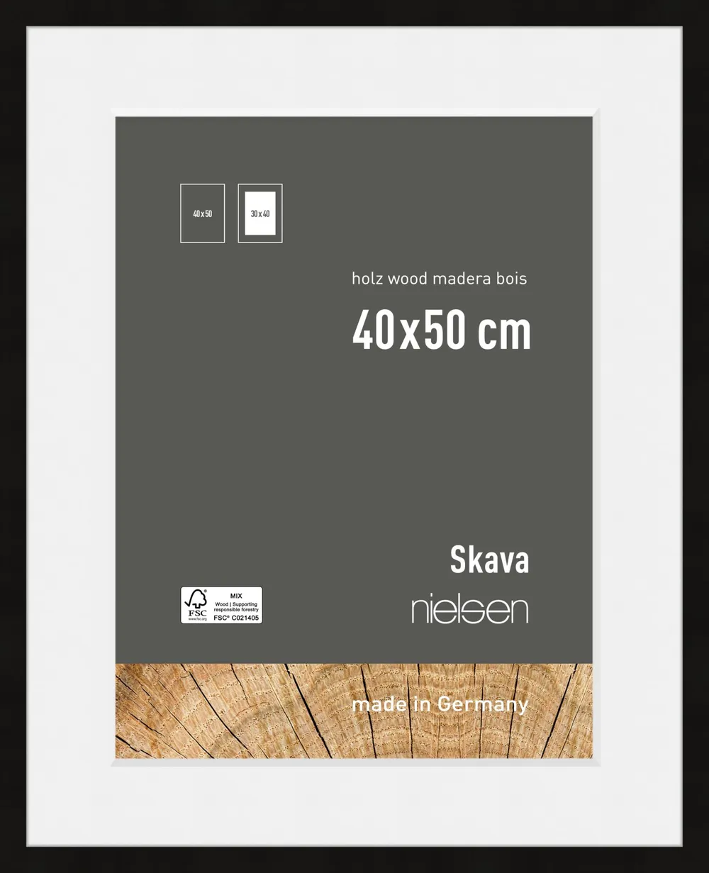Nielsen Skava 6340100 40x50cm schwarz