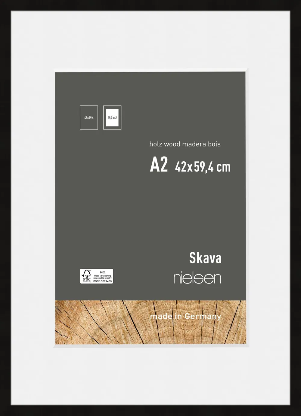 Nielsen Skava 6341100 42x59,4cm schwarz