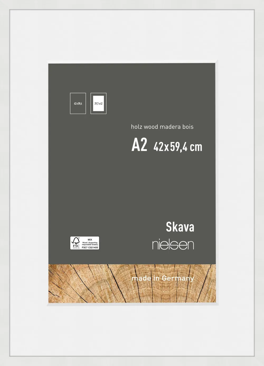 Nielsen Skava 6341101 42x59,4cm weiß