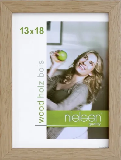 Nielsen Holzrahmen 6532003 Quadrum 13x18cm eiche natur