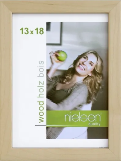 Nielsen Holzrahmen 6532004 Quadrum 13x18cm ahorn