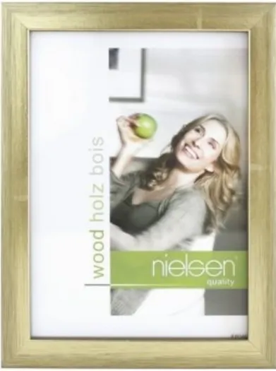 Nielsen Holzrahmen 6532009 Quadrum 13x18cm gold