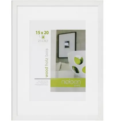 Nielsen Holzrahmen Apollo weiss 21x30cm (FSC2)