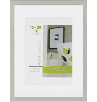 Nielsen Holzrahmen Apollo silber 21x30cm (FSC2)