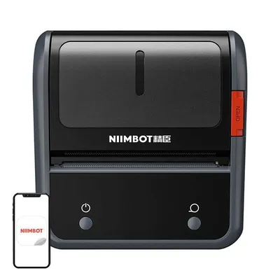 Tragbarer Bluetooth-Thermodrucker Niimbot B3S_P mit App und Akku