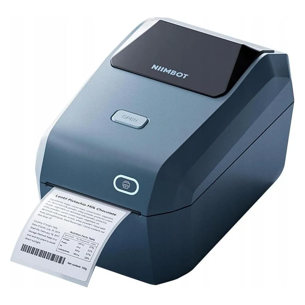 Thermodrucker tragbar Wi-Fi Bluetooth Niimbot K3W blau schnell und präzise