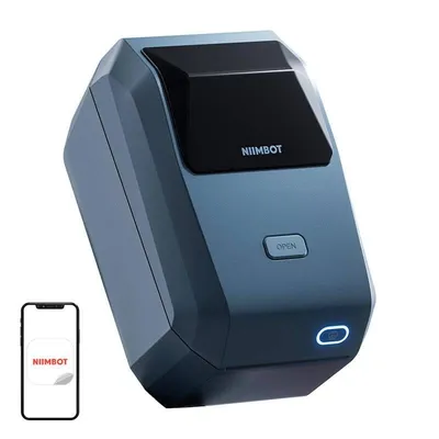 Thermodrucker tragbar Wi-Fi Bluetooth Niimbot K3W blau schnell und präzise