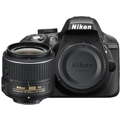 Nikon D3300 24,2 MP + AF-S DX NIKKOR 18–55 mm 1:3,5–5,6G VR II Objektiv
