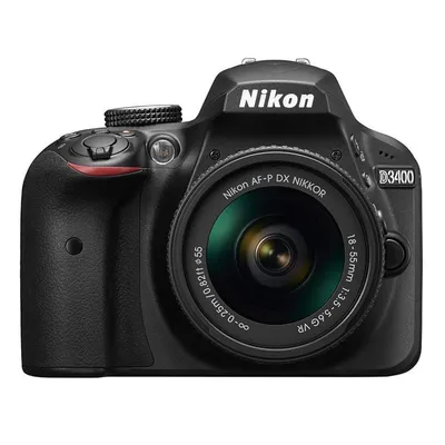 Nikon D3400 24,2 MP Bluetooth + AF-P 18–55 mm F3,5–5,6 VR-Objektiv