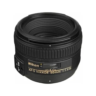 Objektiv Nikon AF-S NIKKOR 50mm f/1.4G Festbrennweite SWM Nikon F Bajonett Gegenlichtblende