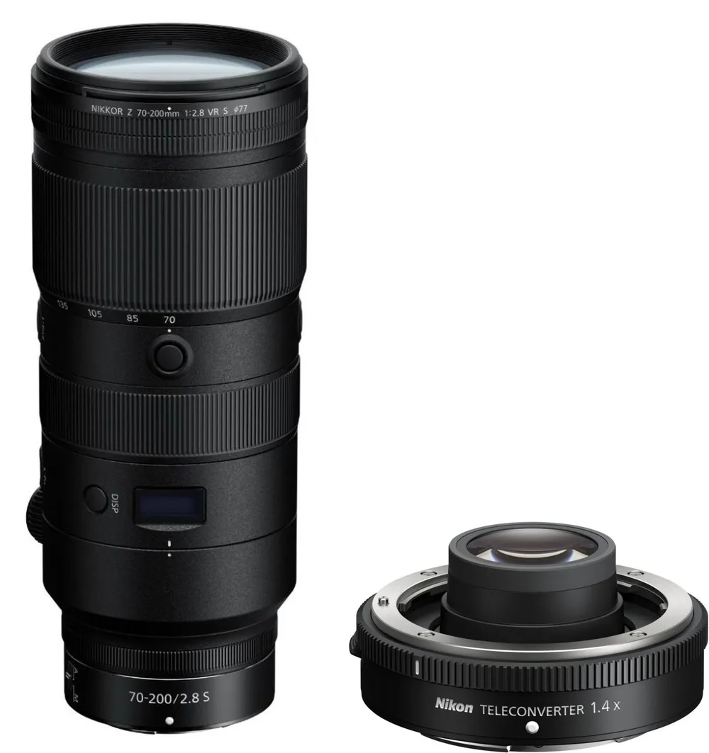 Nikkor Z 70-200mm f2,8 VR S + Telekonverter 1,4x