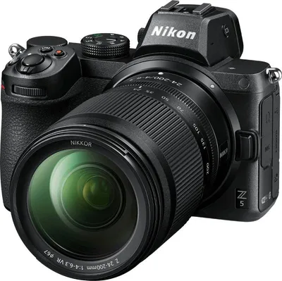 Nikon Z 5 KIT Z 24-200 mm 1:4.0-6.3 VR Systemkamera (24-200 mm 1:4.0-6.3 VR, 24,3 MP, Bluetooth, WLAN (WiFi)