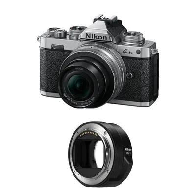 Spiegellose Kamera Nikon Z Fc 20.9MP 16-50mm Adapter FTZ II WiFi Bluetooth