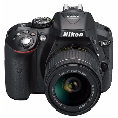 Nikon D5300 24 MP + AF-P 18-55 VR
