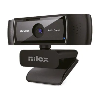 Webcam Nilox NXWCA2K12 2K USB 2.0 Autofokus ABS-Schwarz