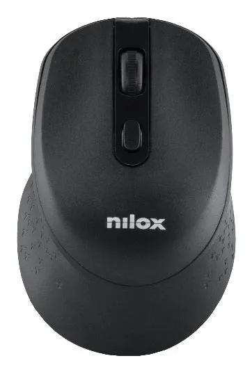 Maus Nilox NXMWS101 Wireless 1600 DPI Schwarz Ergonomisch 4 Tasten