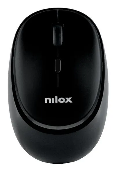 Maus Bluetooth Wireless 1600 DPI Schwarz Geräuschlos Wiederaufladbar 4 Tasten