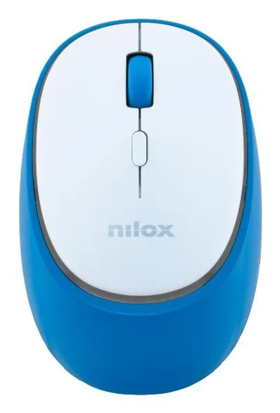 Nilox NXMDWS103 Maus Bluetooth 1600 DPI Blau Wiederaufladbar 4 Tasten