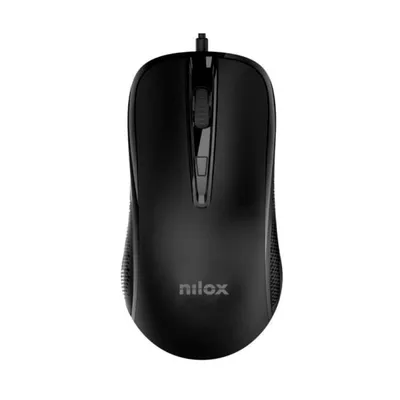 Nilox MOUSB1014 Kabelgebundene USB-Maus 2400 DPI Schwarz