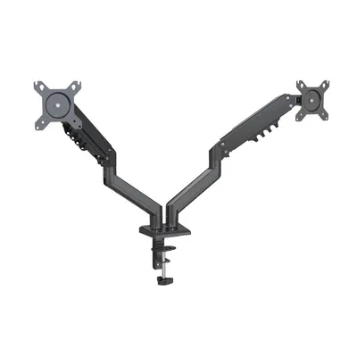 Nilox Armhalterung für 2 Monitore von 15" bis 32" Max 9Kg VESA 100x100/75x75 Schwarz
