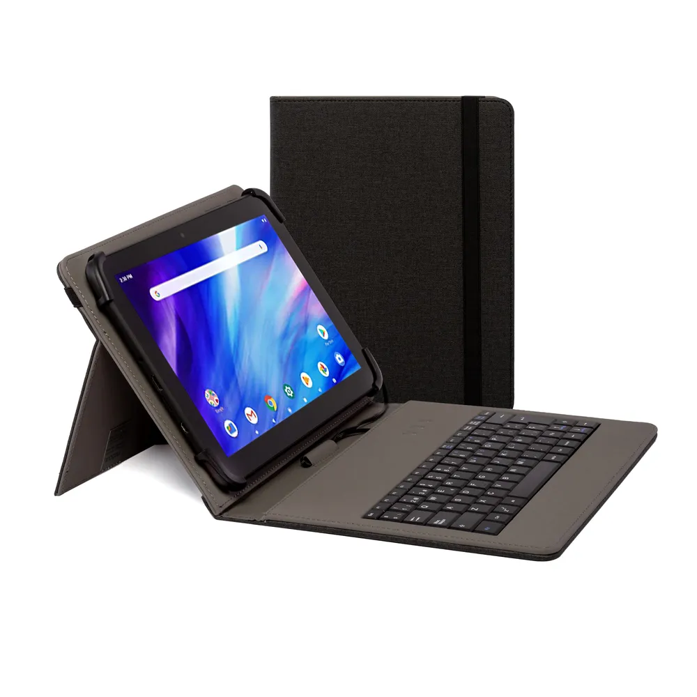 Nilox Universalhülle mit schwarzer Tastatur für Tablets bis zu 10,1"