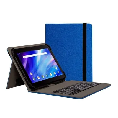 Hülle mit Tastatur USB Nilox NXKB01 Blau für Tablets bis 10,5 Zoll