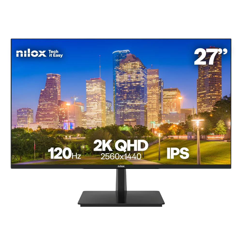 Monitor Nilox NXM272K1204 27" Quad HD 120Hz IPS 4ms VESA HDMI DP